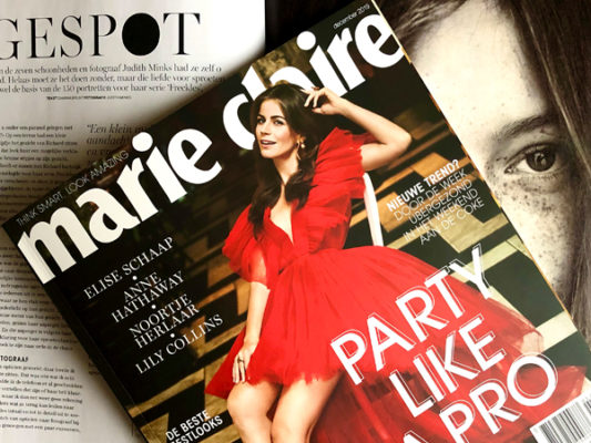 Marie Claire publicatie Freckles